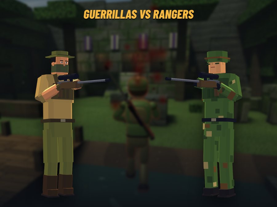 Jade Temple: Guerrillas vs Rangers